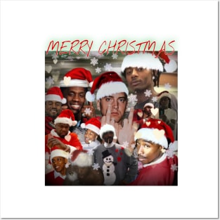 Merry Christmas music rap Posters and Art